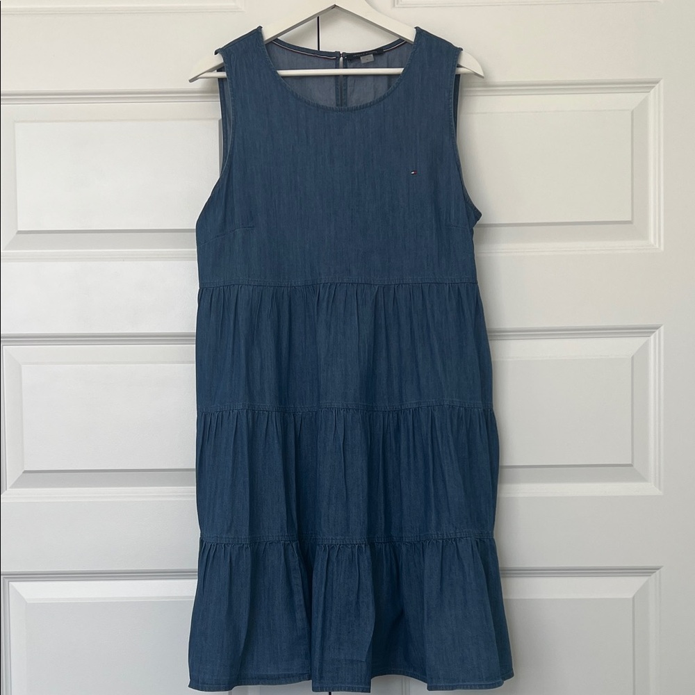Tommy Hilfiger Blue Midi Dress